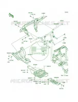 GuardsGAF pour Kawasaki Brute Force 650 4x4i Hardwoods Green HD