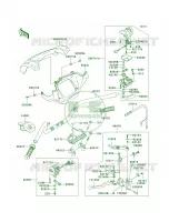 Handlebar pour Kawasaki Brute Force 650 4x4i Hardwoods Green HD