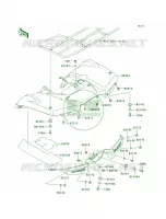 Rear FendersG6F G8F pour Kawasaki Brute Force 650 4x4i Hardwoods Green HD