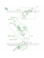 Crankshaft pour Kawasaki Brute Force 750 4x4i Hardwoods Green HD