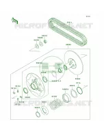 Driven ConverterDrive Belt pour Kawasaki Brute Force 750 4x4i Hardwoods Green HD