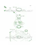 Fuel Pump pour Kawasaki Brute Force 750 4x4i Hardwoods Green HD