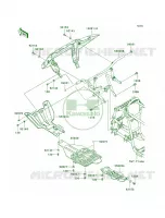 Guards pour Kawasaki Brute Force 750 4x4i Hardwoods Green HD