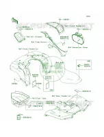 Labels pour Kawasaki Brute Force 750 4x4i Hardwoods Green HD