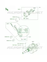 Crankshaft pour Kawasaki Brute Force 650 4x4i
