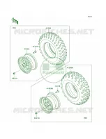 WheelsTires pour Kawasaki Brute Force 650 4x4i