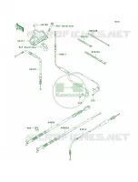 Cables pour Kawasaki Brute Force 650 4x4 Hardwoods Green HD