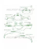 Decals pour Kawasaki Brute Force 650 4x4 Hardwoods Green HD
