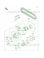 Driven ConverterDrive Belt pour Kawasaki Brute Force 650 4x4 Hardwoods Green HD