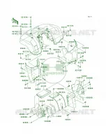 Front Fenders pour Kawasaki Brute Force 650 4x4 Hardwoods Green HD