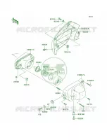 Headlights pour Kawasaki Brute Force 650 4x4 Hardwoods Green HD