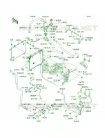 Radiator pour Kawasaki Brute Force 650 4x4 Hardwoods Green HD