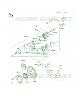 Starter MotorE9F pour Kawasaki Brute Force 650 4x4 Hardwoods Green HD