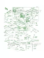 Carburetor pour Kawasaki Brute Force 650 4x4i Hardwoods Green HD