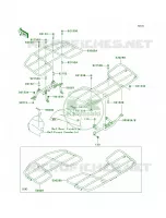 CarriersG6F G9F pour Kawasaki Brute Force 650 4x4i Hardwoods Green HD