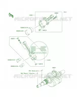 Crankshaft pour Kawasaki Brute Force 650 4x4i Hardwoods Green HD
