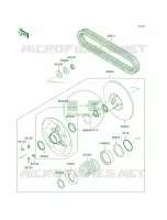 Driven ConverterDrive Belt pour Kawasaki Brute Force 650 4x4i Hardwoods Green HD