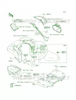 Labels pour Kawasaki Brute Force 650 4x4i Hardwoods Green HD