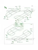 ReflectorsCN pour Kawasaki Brute Force 650 4x4i Hardwoods Green HD