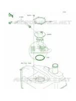 Fuel Pump pour Kawasaki Brute Force 750 4x4i Hardwoods Green HD