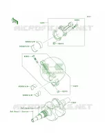 Crankshaft pour Kawasaki Brute Force 750 4x4i