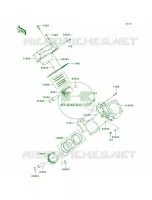 CylinderPistons pour Kawasaki Brute Force 750 4x4i