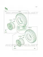 WheelsTires pour Kawasaki Brute Force 750 4x4i