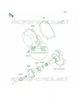 Recoil Starter VF360AE607660 pour Kawasaki Prairie 360 4X4 Hardwoods Green HD