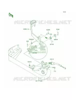 Brake Pedal pour Kawasaki Brute Force 650 4x4 Hardwoods Green HD