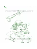Carburetor Parts pour Kawasaki Brute Force 650 4x4 Hardwoods Green HD