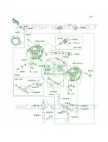CarburetorUS pour Kawasaki Brute Force 650 4x4 Hardwoods Green HD