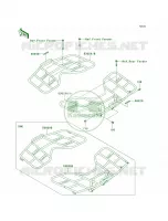 Carriers pour Kawasaki Brute Force 650 4x4 Hardwoods Green HD