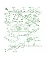 Chassis Electrical Equipment pour Kawasaki Brute Force 650 4x4 Hardwoods Green HD
