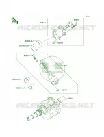Crankshaft pour Kawasaki Brute Force 650 4x4 Hardwoods Green HD