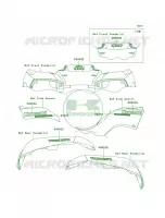 Decals pour Kawasaki Brute Force 650 4x4 Hardwoods Green HD