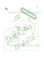 Driven ConverterDrive Belt pour Kawasaki Brute Force 650 4x4 Hardwoods Green HD