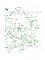Frame Fittings pour Kawasaki Brute Force 650 4x4 Hardwoods Green HD
