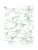 Handlebar pour Kawasaki Brute Force 650 4x4 Hardwoods Green HD