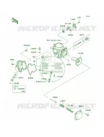 Carburetor Parts pour Kawasaki Brute Force 650 4x4i Hardwoods Green HD