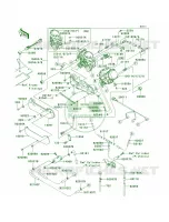Carburetor pour Kawasaki Brute Force 650 4x4i Hardwoods Green HD