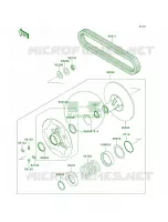 Driven ConverterDrive Belt pour Kawasaki Brute Force 650 4x4i Hardwoods Green HD