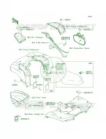 Labels pour Kawasaki Brute Force 650 4x4i Hardwoods Green HD