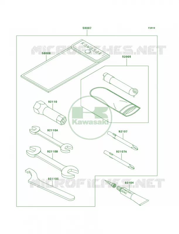 Owner's Tools Kawasaki QUAD 400 2001 Prairie 400  KVF400-D3