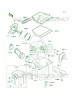 Air Cleaner pour Kawasaki Bayou 220