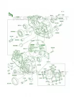 Crankcase pour Kawasaki Bayou 220