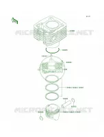 CylinderPistons pour Kawasaki Bayou 220