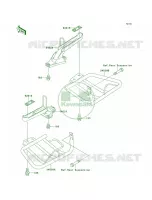 Footrests pour Kawasaki Bayou 220