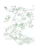 Frame pour Kawasaki Bayou 220