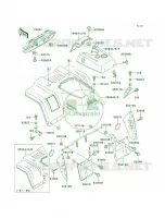 Front Fenders pour Kawasaki Bayou 220