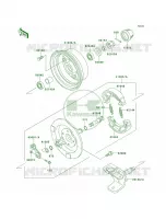 Front Hub pour Kawasaki Bayou 220